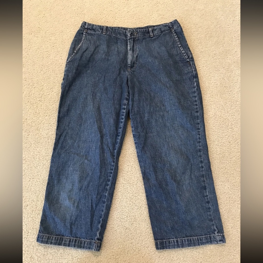 Lands End denim capris - womens 10 P